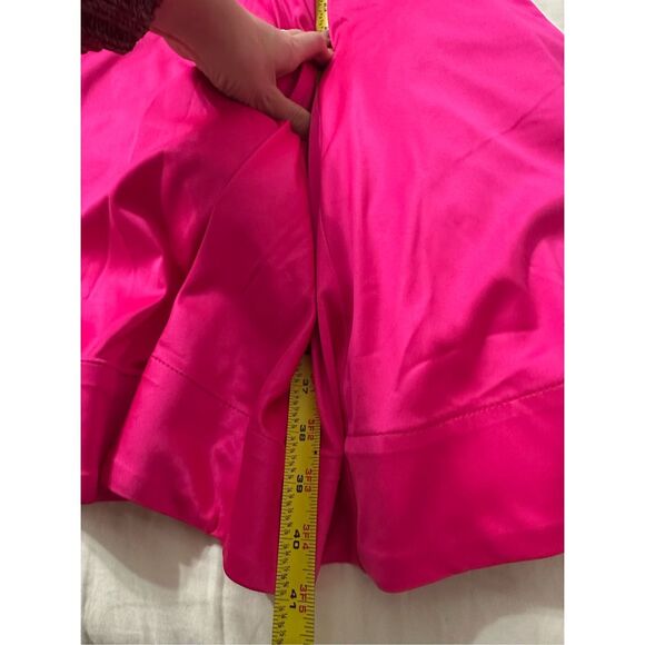 NWT Torrid Hot Pink Mini Satin Skater Dress Size 20 - Picture 9 of 13